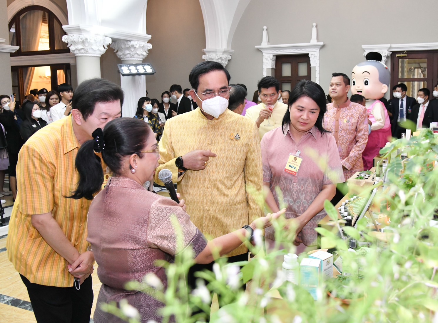 “นายกฯ” ปลื้ม ภูมิปัญญาไทย ชมเปาะ สเปรย์พ่นคอ ฟ้าทะลายโจร ยอดเยี่ยม  “อภัยภูเบศร” เตรียมนำเสนอในงาน มหกรรมสมุนไพร 