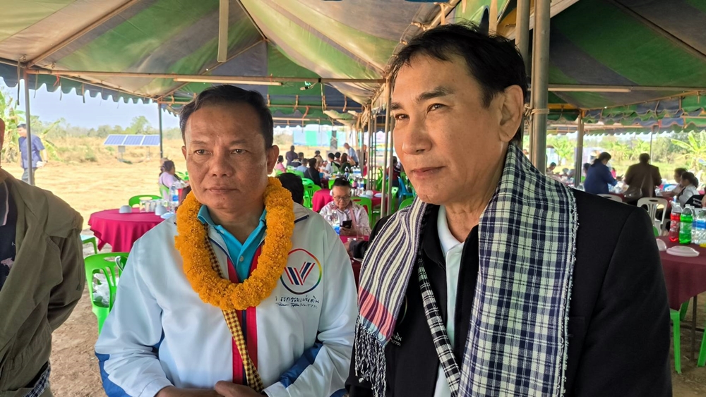 โฆษกพรรครวมแผ่นดิน พร้อมว่าที่ผู้สมัคร ส.ส.ยโสธร ลงพื้นที่รับฟังเสี่ยงสะท้อนจากสมาชิกกลุ่มวิสาหกิจชุมชนข้าวอินทรีย์ตำบลสวาท