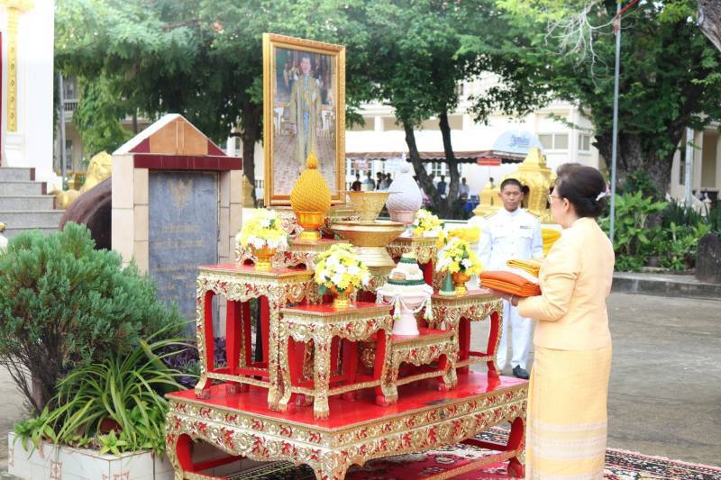 ในหลวง โปรดเกล้าฯ ถวายผ้าพระกฐินพระราชทาน ประจำปี 2567 ที่วัดศรีธรรมาราม (พระอารามหลวง) จ.ยโสธร
