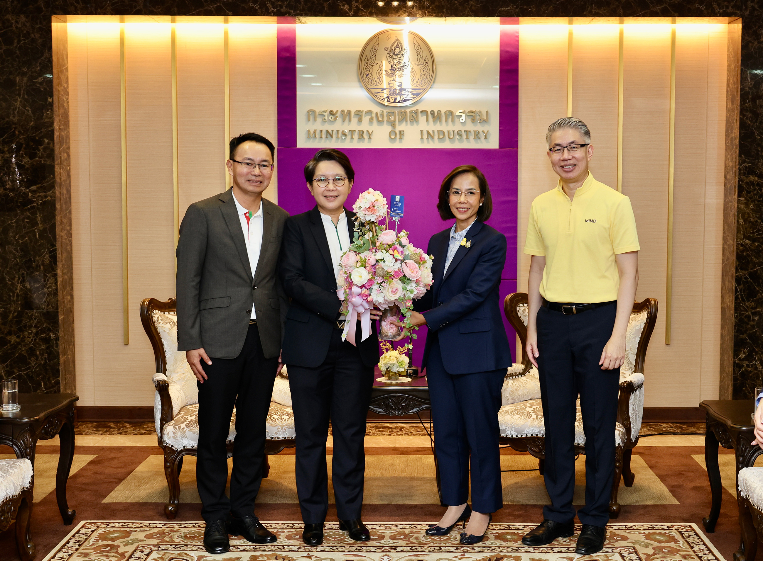 SME D Bank ร่วมแสดงความยินดี "พิมพ์ภัทรา วิชัยกุล" ในโอกาสเข้ารับตำแหน่ง รมว.อุตสาหกรรม