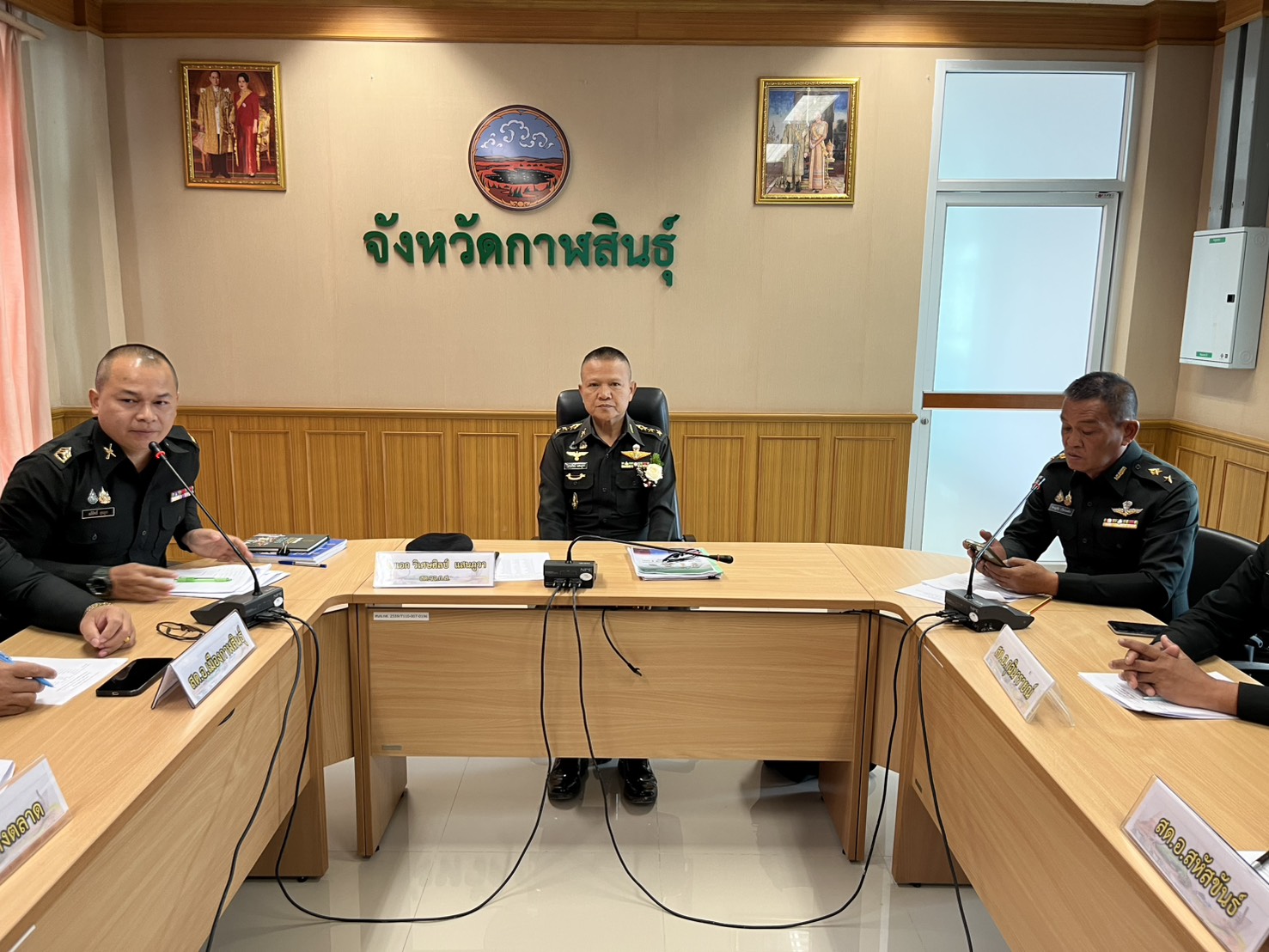 สัสดีจังหวัดกาฬสินธุ์ พร้อมดำเนินการตรวจเลือกทหารกองเกิน ประจำปี 2568