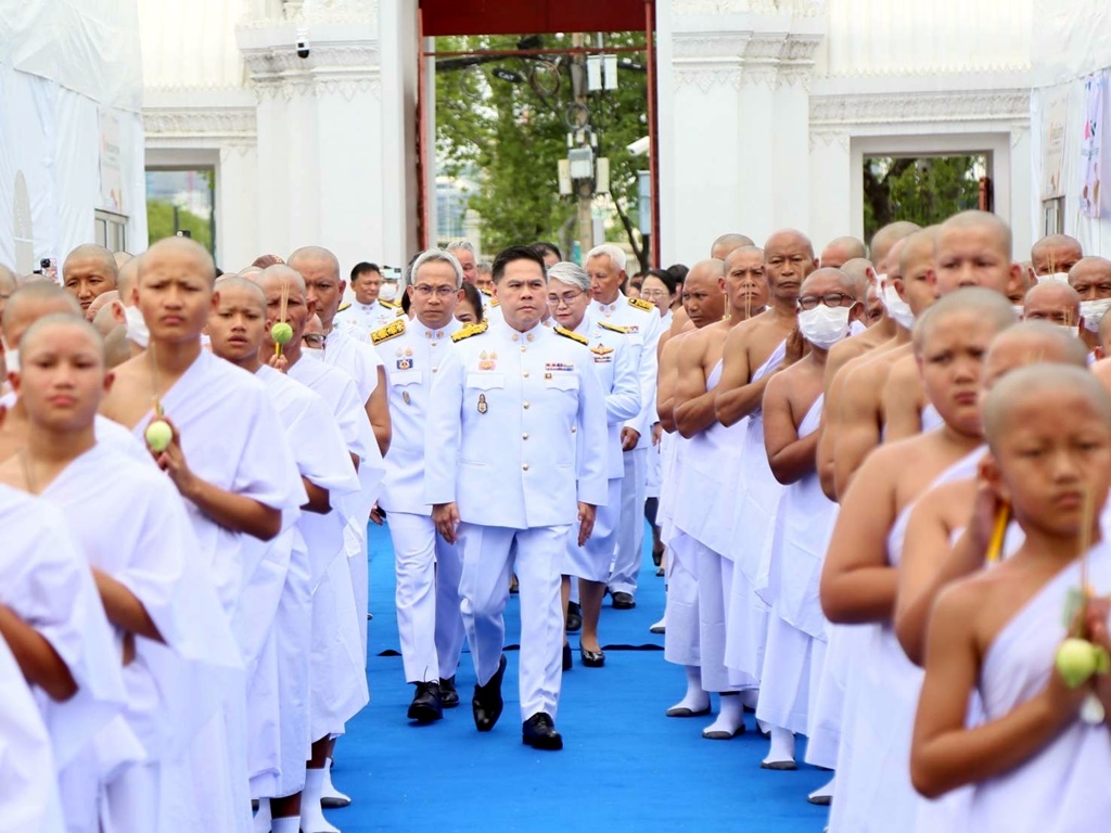 พม. จัดพิธีบรรพชาอุปสมบทราษฎรบนพื้นที่สูง สืบสานพระพุทธศาสนา เฉลิมพระเกียรติฯ 72 พรรษา 