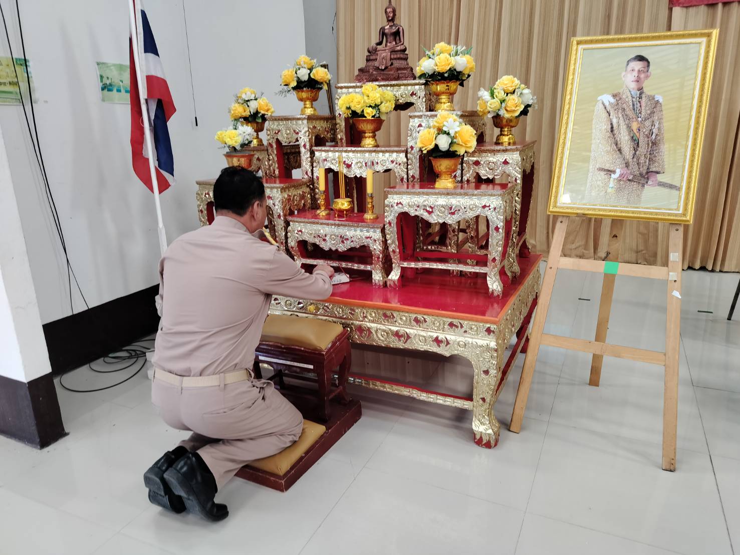 ปลัดอำเภอบัวเชด คุมเข้มป้องกันกันแพร่ระบาดของยาเสพติด 