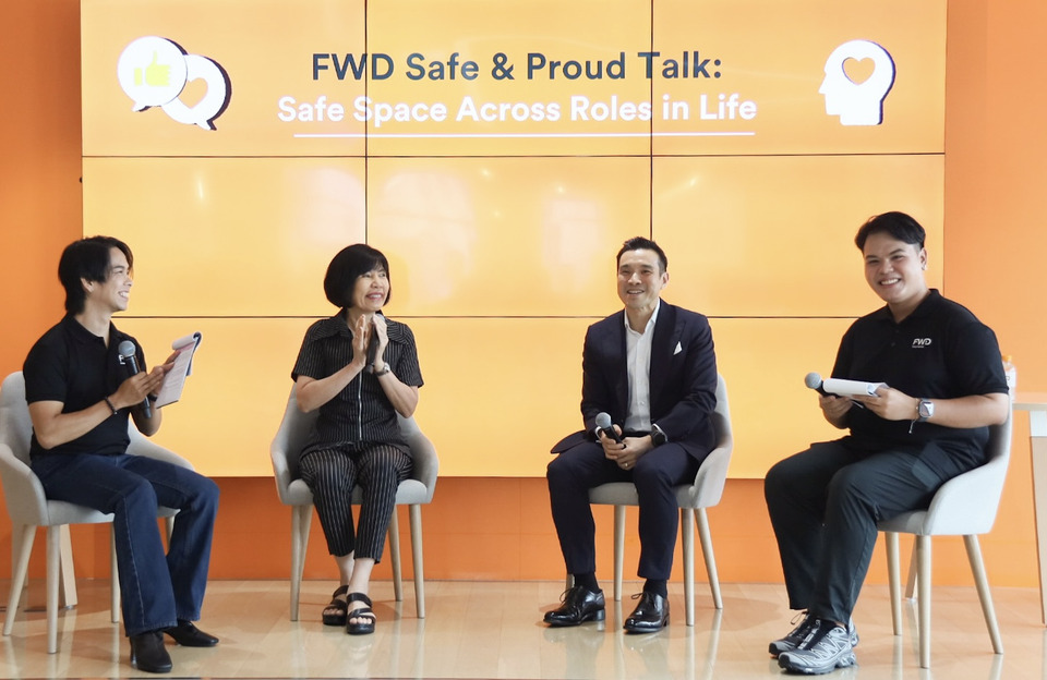 FWD ประกันชีวิต เปิดพื้นที่รับฟังผ่านกิจกรรม "FWD Safe & Proud"  ร่วมสร้างพื้นที่ปลอดภัยในที่ทำงาน ที่ทุกคนเป็นตัวเองได้อย่างมั่นใจ