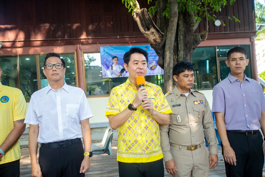นายกเมืองพัทยาเปิดงานกิจกรรมให้บริการสร้างเสริมสุขภาพและป้องกันโรคเชิงรุกลดปัจจัยเสี่ยงทางสุขภาพ