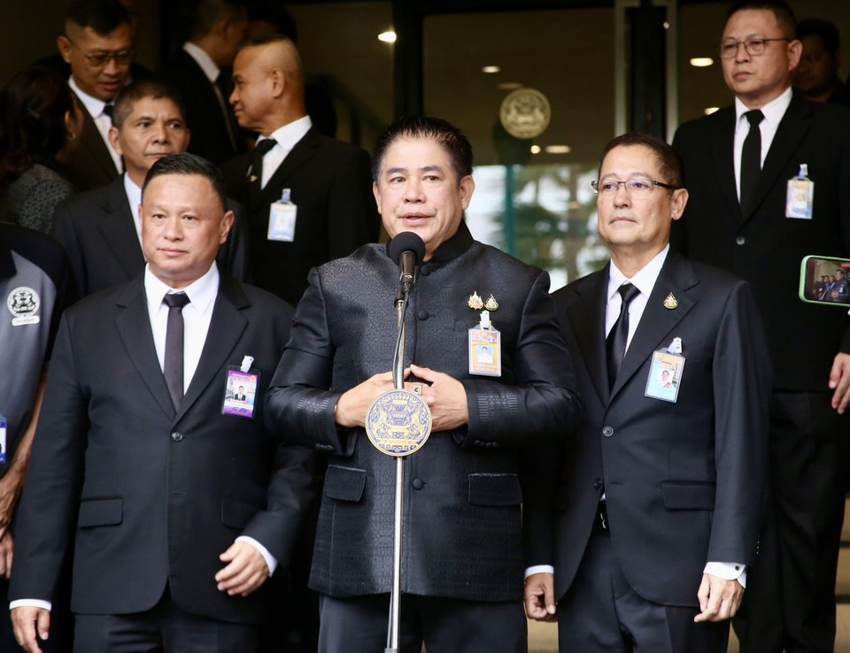 "ธรรมนัส"ไม่โกรธ "ชาดา" พูด "ตั้งโจรปราบโจร" เป็นพี่น้องร่วมสาบาน ลั่นคนเป็นนักการเมือง พร้อมถูกตรวจสอบ ไม่ห่วงกระทบ "กล้าธรรม" 