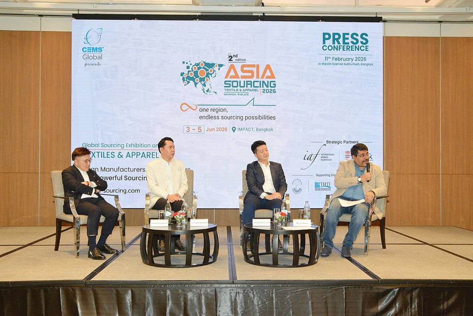 ไทยเตรียมเป็นเจ้าภาพ “2nd Asia Sourcing Show 2026 – Global Sourcing Summit 2026” ดันกรุงเทพฯ สู่ฮับจัดหาสิ่งทอโลก พลิกโฉมห่วงโซ่อุปทานเอเชีย