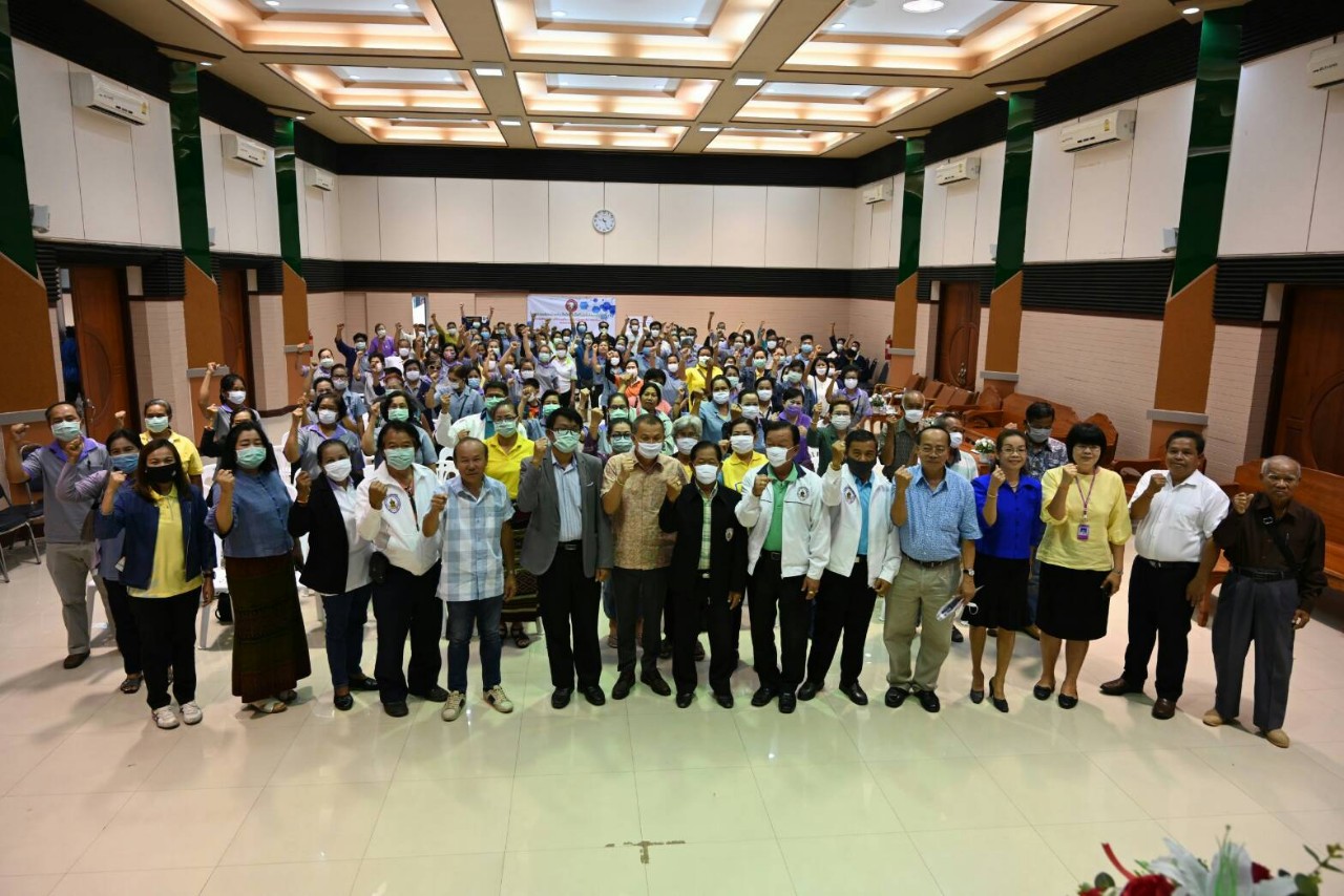 สู้ COVID-19…เทศบาลเมืองหนองคาย ให้ความรู้แก่ประชาชนและแกนนำสุขภาพประจำครอบครัว ในการป้องกันการแพร่ระบาดของเชื้อ COVID-19