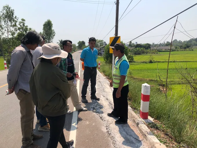 ทางหลวงชนบทกาฬสินธุ์เร่งประสานผู้รับเหมาซ่อมถนนชำรุด