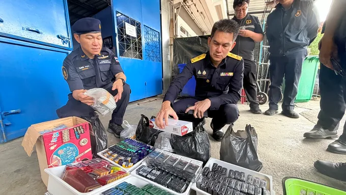 ศุลกากรเบตงจับบุหรี่เถื่อน 8,475 มวน มูลค่า 9.5 หมื่นบาท เร่งขยายผลเครือข่ายลักลอบนำเข้า
