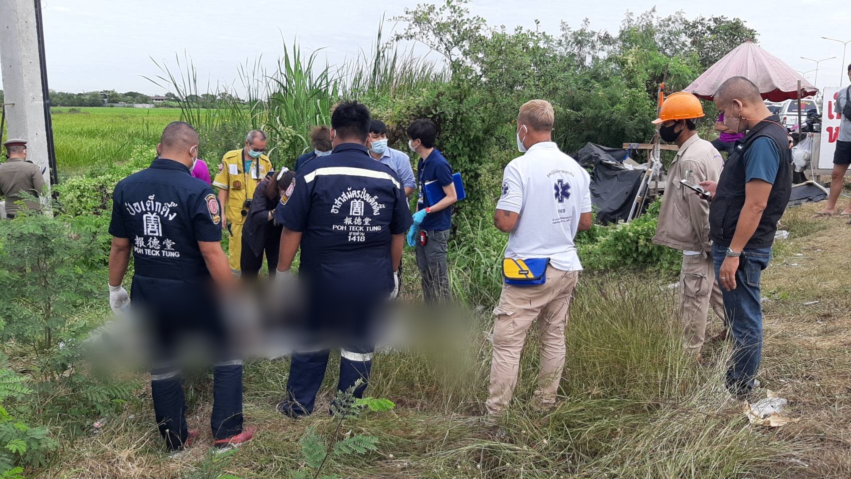 หนุ่มดวงถึงฆาต ลักตัดสายไฟแรงสูงถูกไฟช็อตดับ