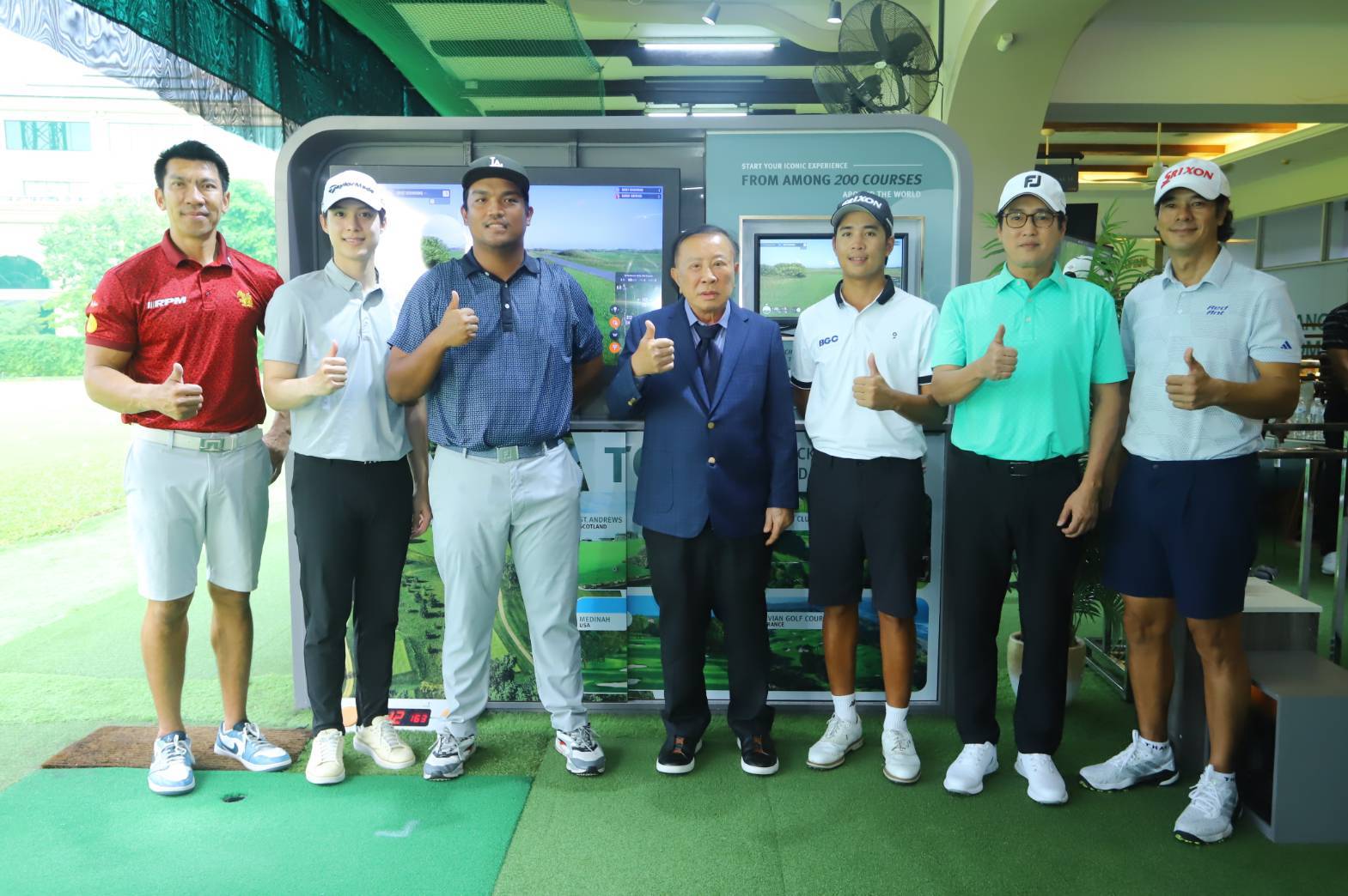 "อ่ำ – แฟรงกี้" ดวลวงสวิงสนามไดร์ฟ โพธาลัย ผ่านเทคโนโลยี Track Man4 ลุ้นสนุกเหมือนได้เล่นสนามจริงในต่างประเทศ