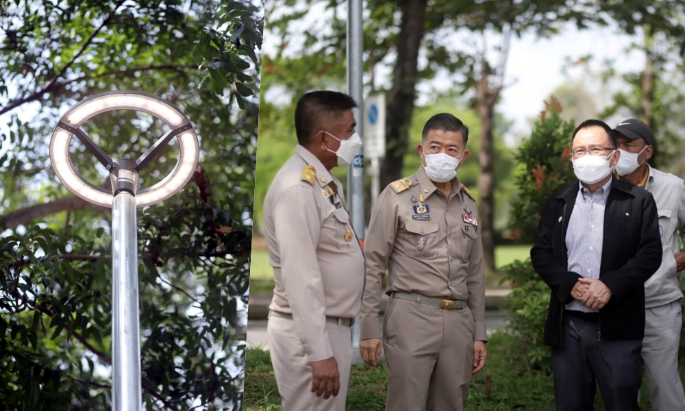 ส.ป.ก. ทุ่มงบปรับปรุงระบบไฟฟ้าภายในศูนย์ศิลปาชีพบางไทรฯ