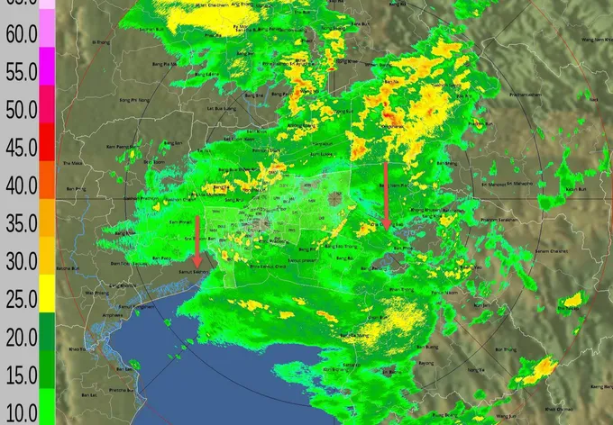 เช้านี้ฝนฉ่ำทั่วกรุง-ปริมณฑล พบปริมาณสูงสุดที่เขตหนองจอก 