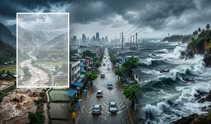 เตือนภัยขั้นสูงสุด! อุตุฯ ออกประกาศฉบับ 8 ฝนถล่มหนัก 3 ภาค “กทม.”ไม่รอด! พร้อมจับตาพายุลูกใหม่ 11-13 ก.ย.นี้เสี่ยงทวีคูณแรงขึ้น