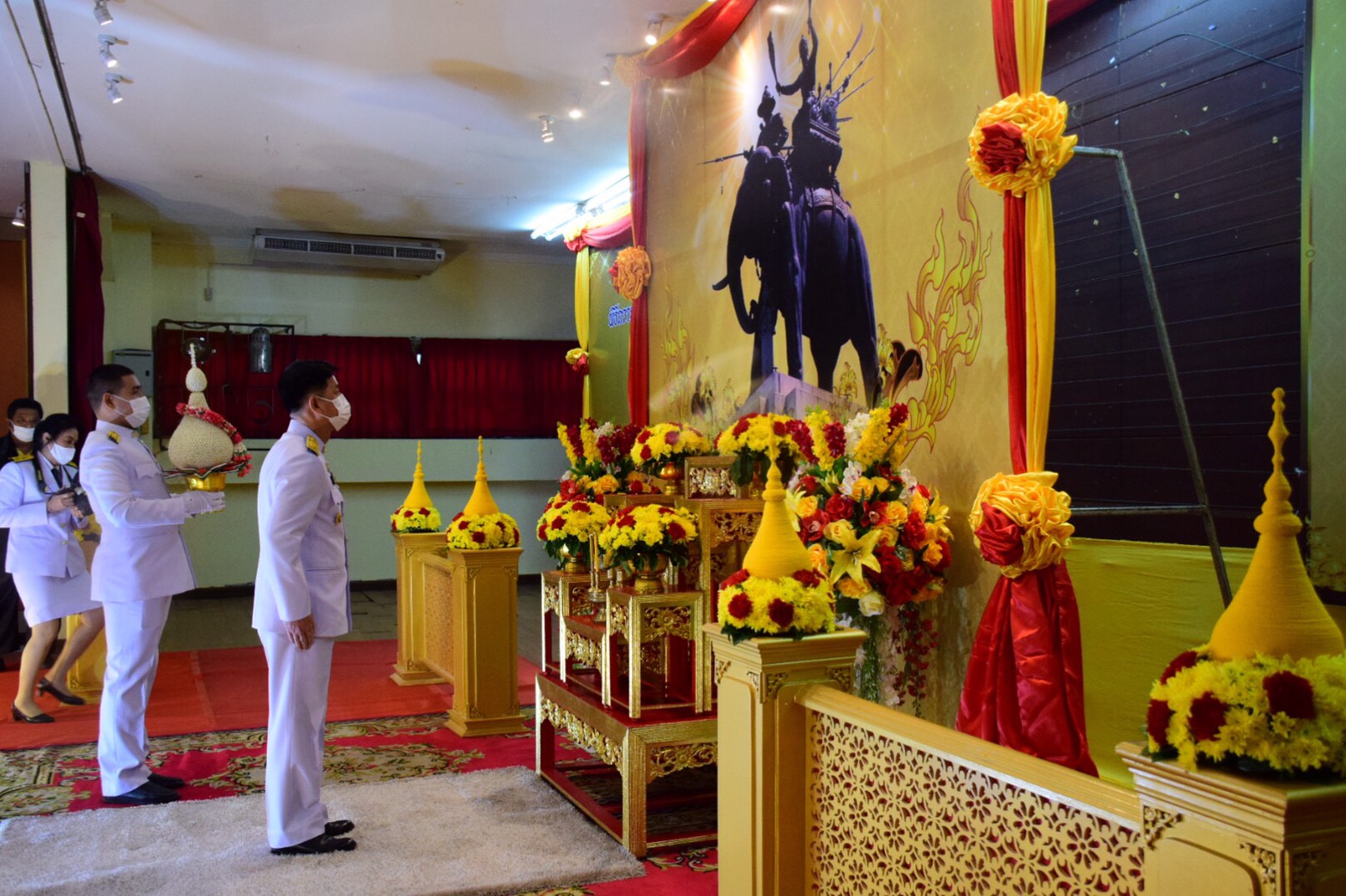 ชลบุรี ประกอบพิธีวันยุทธหัตถี สมเด็จพระนเรศวรมหาราช เพื่อน้อมรำลึกถึงพระมหากรุณาธิคุณ