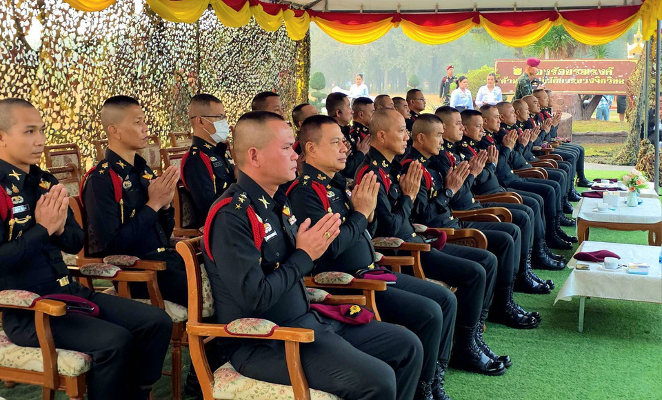 “ผบ.หน่วยสงครามพิเศษ” นำทหารนักรบพิเศษบวงสรวงศาลสมเด็จพระนเรศวรมหาราช วันยุทธหัตถี