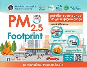 นวัตกรรม ม.มหิดล "PM2.5 Footprint Calculator" คำนวณผลกระทบต่อสุขภาพจากฝุ่นจิ๋ว