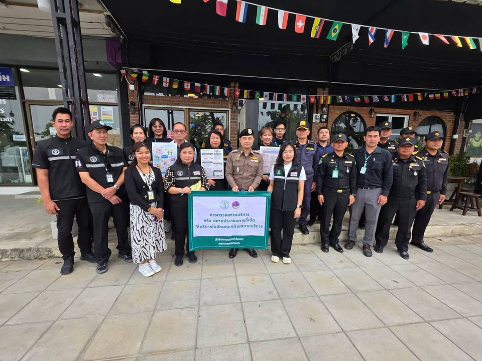  ลงพื้นที่ตรวจสอบมาตรฐานความปลอดภัยสถานประกอบการในพื้นที่