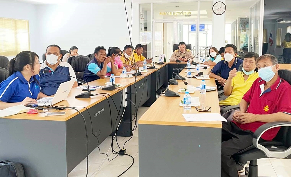  ชมรมผู้ประกอบการขนส่งบางสะพาน ประชุมหาแนวทางการดำเนินงานร่วมกับชุมชน