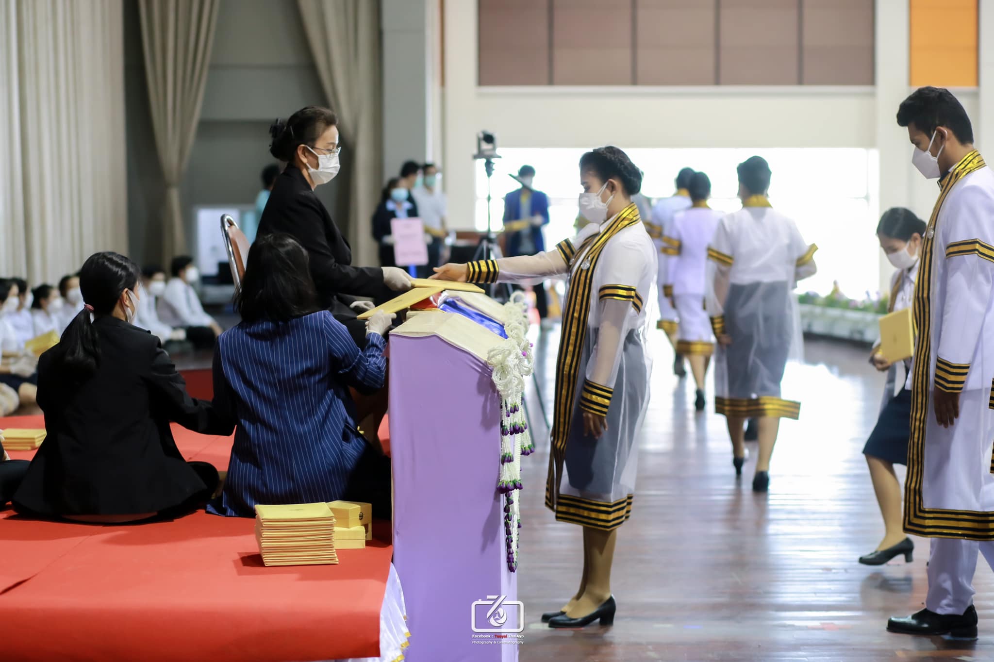 "มทร.สุวรรณภูมิ" ฝึกซ้อมพิธีรับพระราชทานปริญญาบัตร 