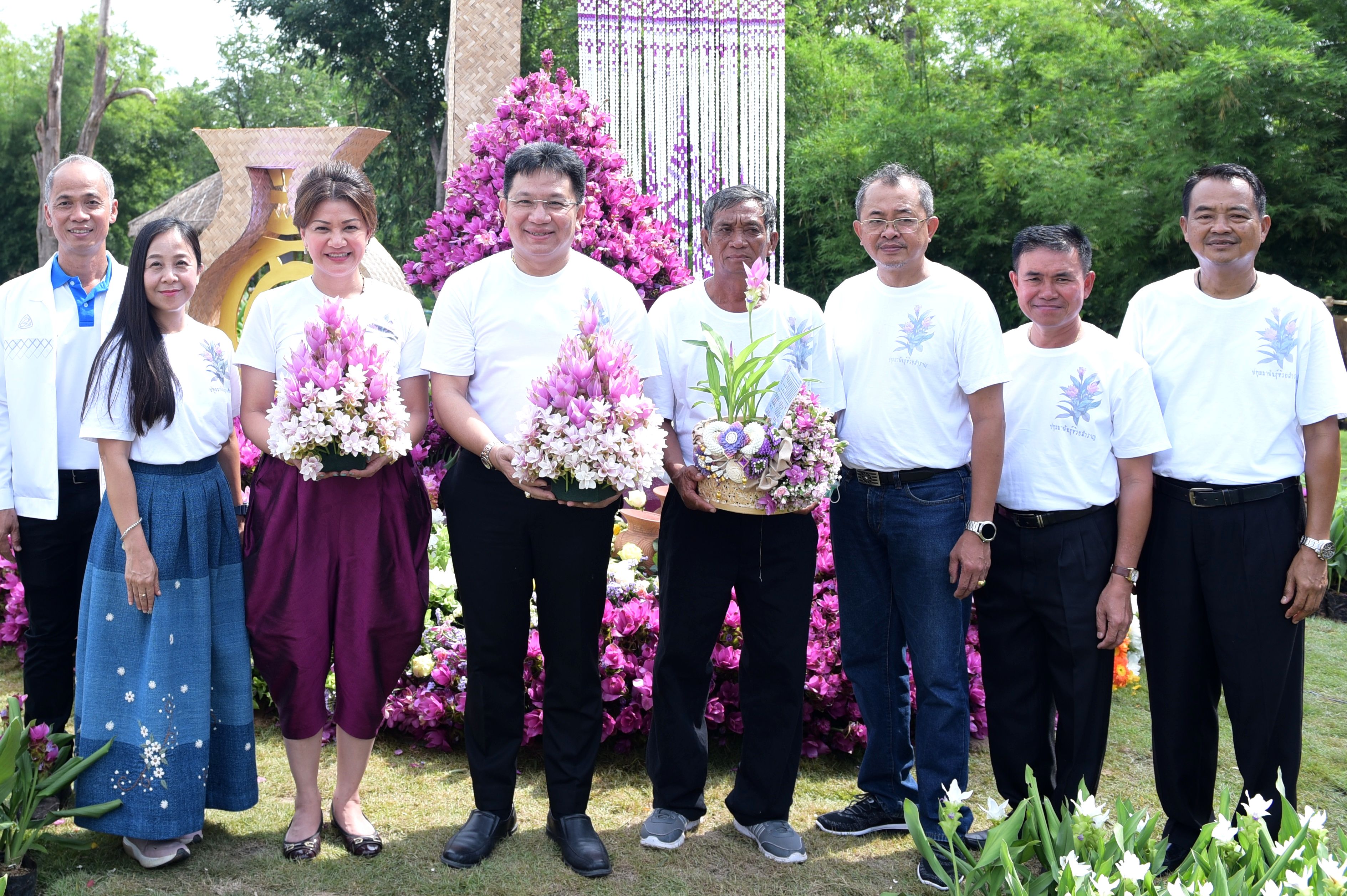 สวทช.-จ.อุดรฯ ชู “ปทุมมาห้วยสำราญ” แลนด์มาร์คใหม่ไม้ดอกหน้าฝน 