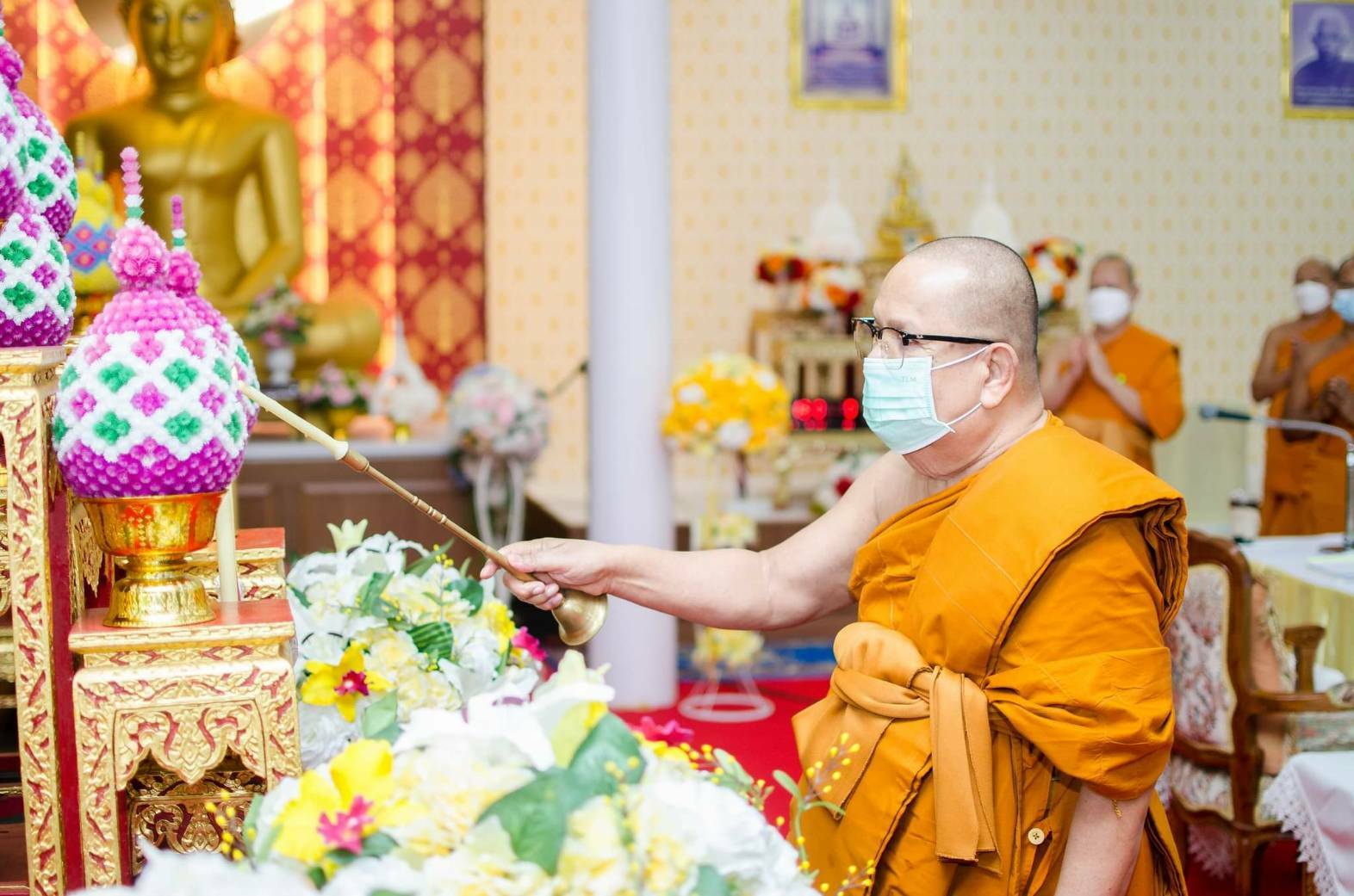 พระราชพรหมคุณ เจ้าคณะจังหวัดนครนายก ประชุมพระสังฆาธิการระดับรองเจ้าคณะจังหวัด เจ้าคณะอำเภอ รองเจ้าคณะอำเภอ เจ้าคณะตำบล รองเจ้าคณะตำบล พระเลขานุการ
