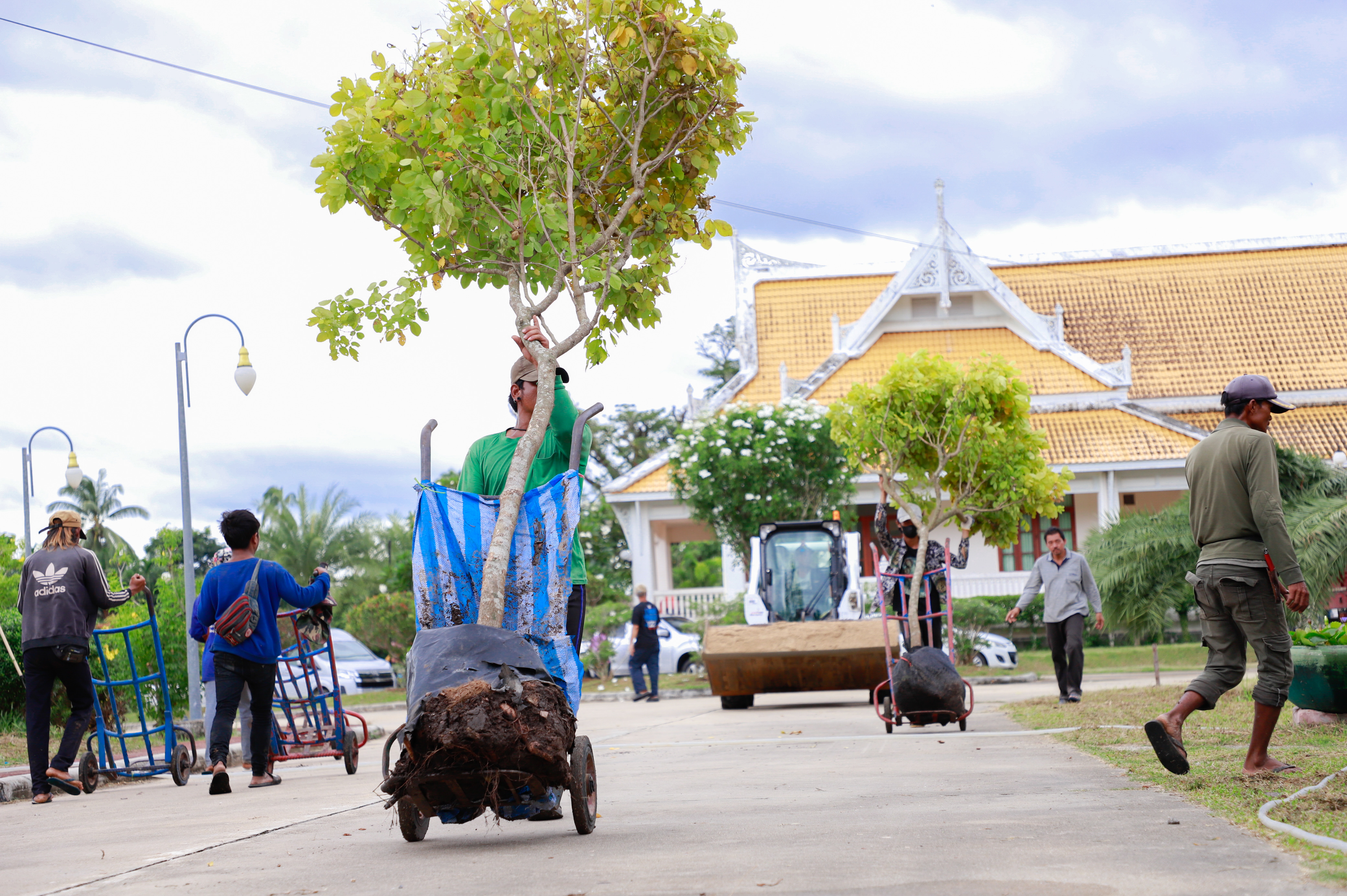  กองทัพบกร่วมกับสวนนงนุชพัทยาเนรมิตสวนพฤกษาภายในวัด-มัสยิดเติมสุขสร้างพลังบวกให้ชายแดนใต้ 