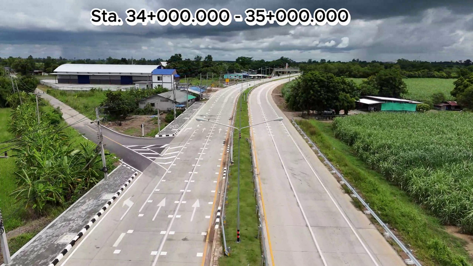ทล.ขยาย 4 ช่องจราจร ทล.1074 สายบ้านคอปล้อง-บ้านบึงบ้าน จ.กำแพงเพชร ระยะทาง 11.475 กม. วงเงินกว่า 500 ล. แล้วเสร็จ