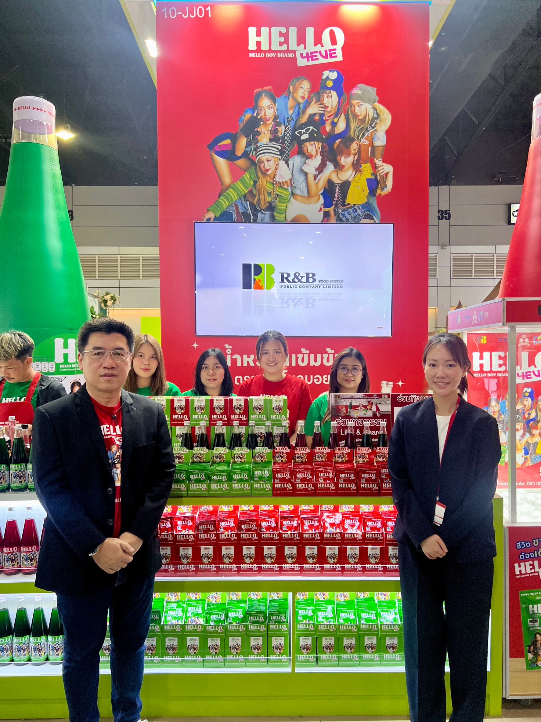 RBF เผยโฉมครั้งแรก! น้ำหวานเข้มข้น “HELLO 4EVE” แบบซอง  งาน “THAIFEX - Anuga Asia 2024”
