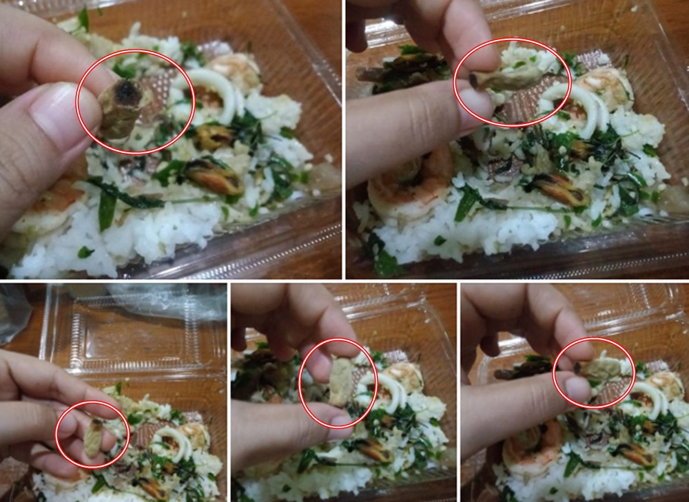 อ้วกแทบพุ่ง! สาวซื้อ “อาหารตามสั่ง” เคี้ยวไปเคี้ยวมา เจอ “ก้นบุหรี่” อยู่ในอาหาร