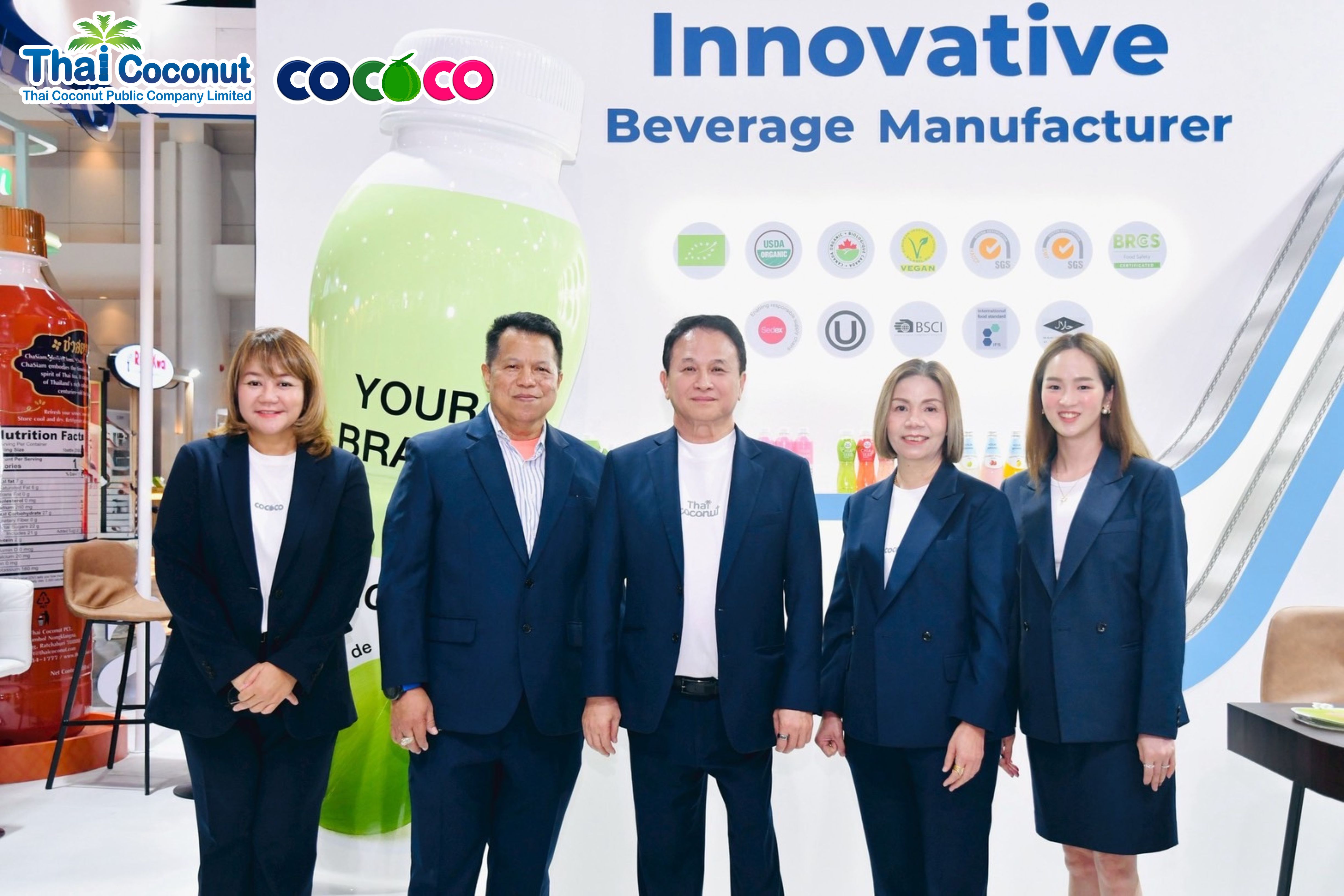 COCOCO เนรมิตบูธสุดอลังการในงาน THAIFEX-Anuga Asia 2025 โชว์ศักยภาพนวัตกรรมมะพร้าวไทย เปิดตัวสินค้าใหม่