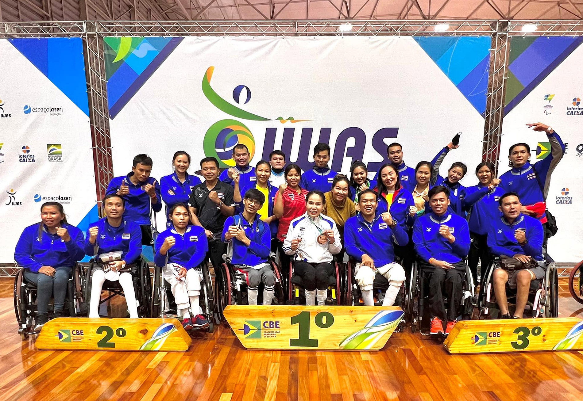 "วีลแชร์ฟันดาบไทย" ปิดฉาก 2 ทอง 5 ทองแดง ศึกเวิลด์คัพที่บราซิล 