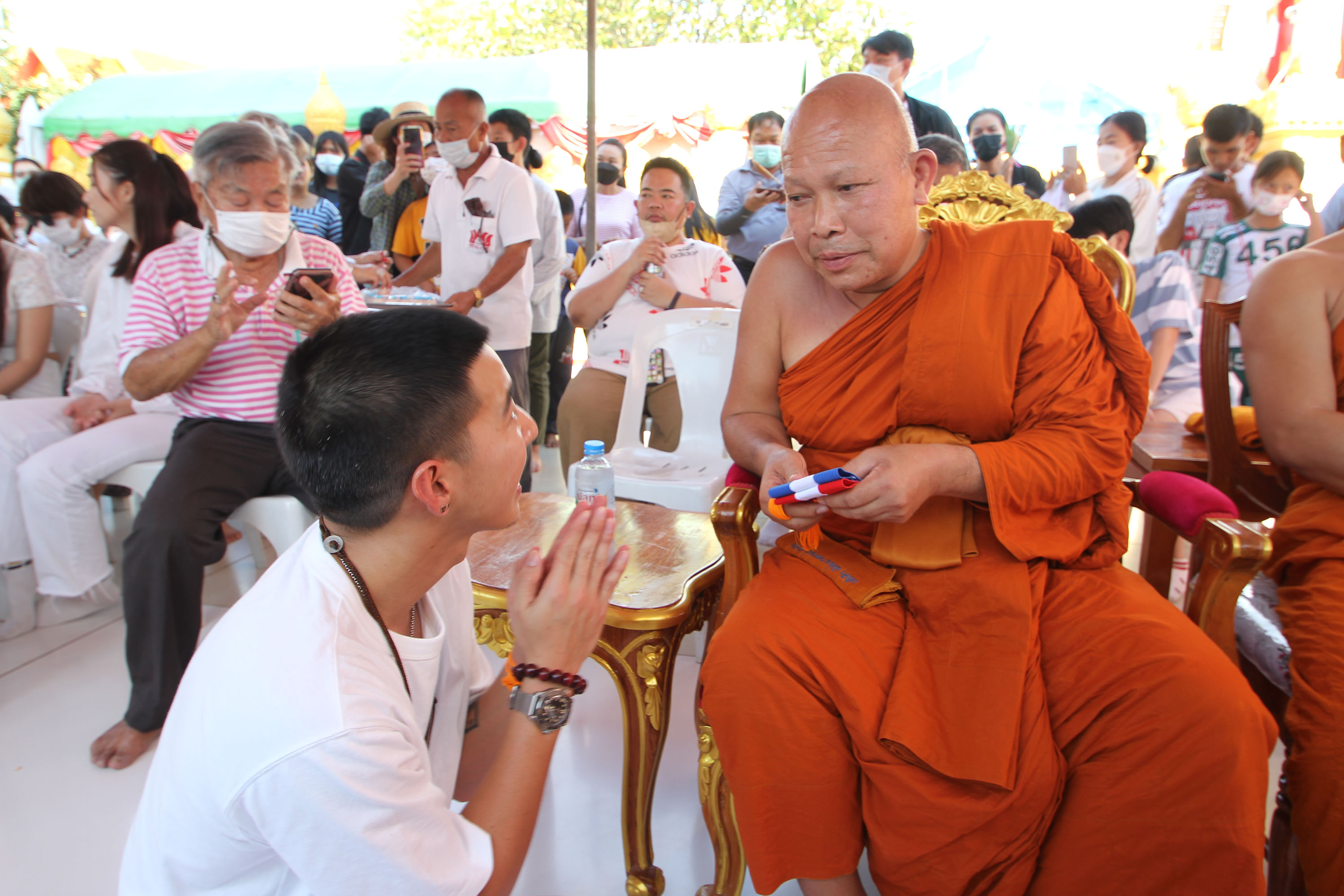 'นครพนม'จัดบวงสรวงองค์พญาศรีสัตตราชแลนด์ 'โตโน่และทีมงาน'เตรียมอุปสมบท ที่วัดพระธาตุพนม 9 ม.ค.นี้