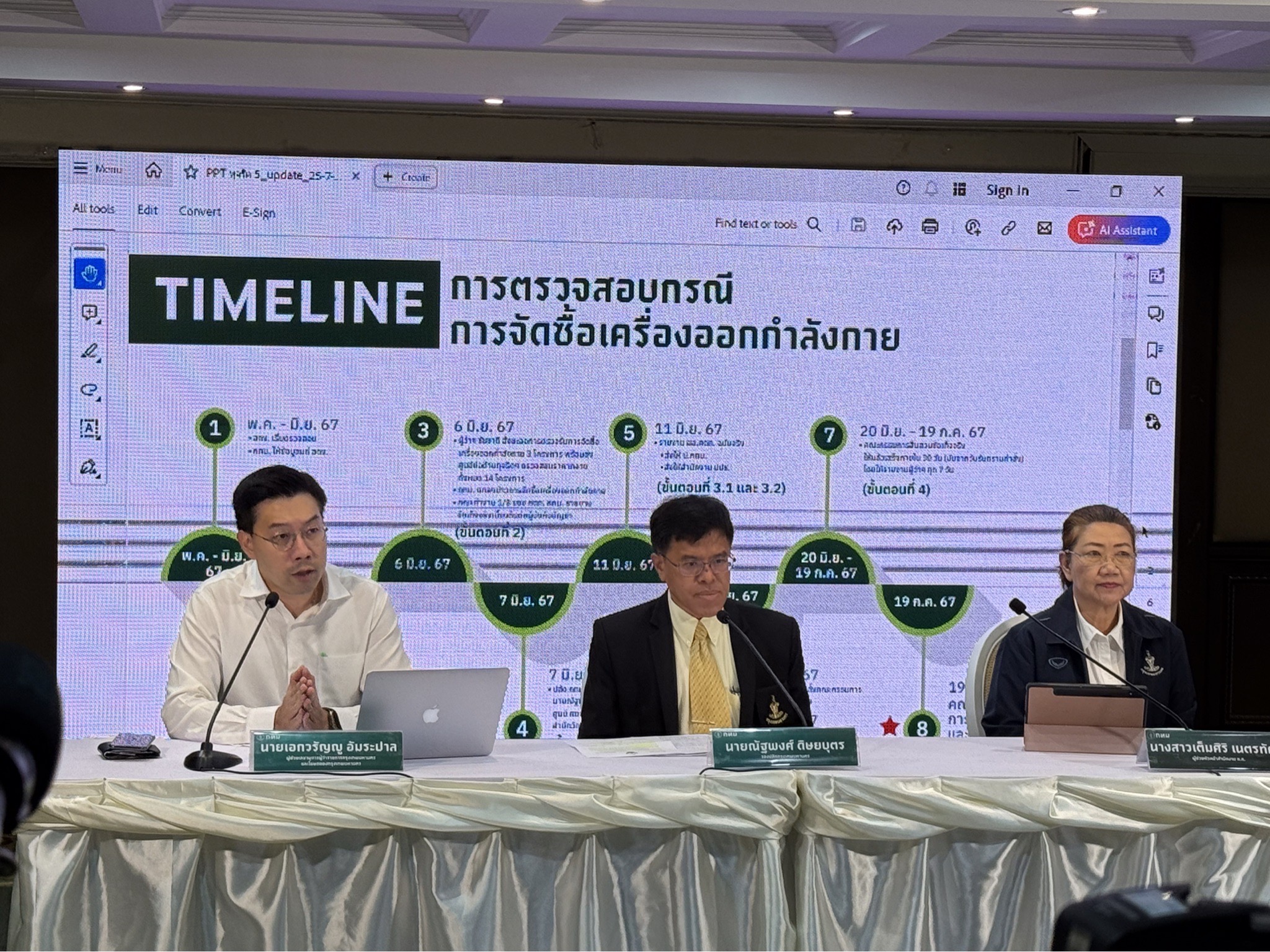 ผลสอบจัดซื้อเครื่องออกกำลังกาย ส่อทุจริต 25 ราย ลาออก 1 ราย กทม.เดินหน้าวินัยร้ายแรงใน 180 วัน