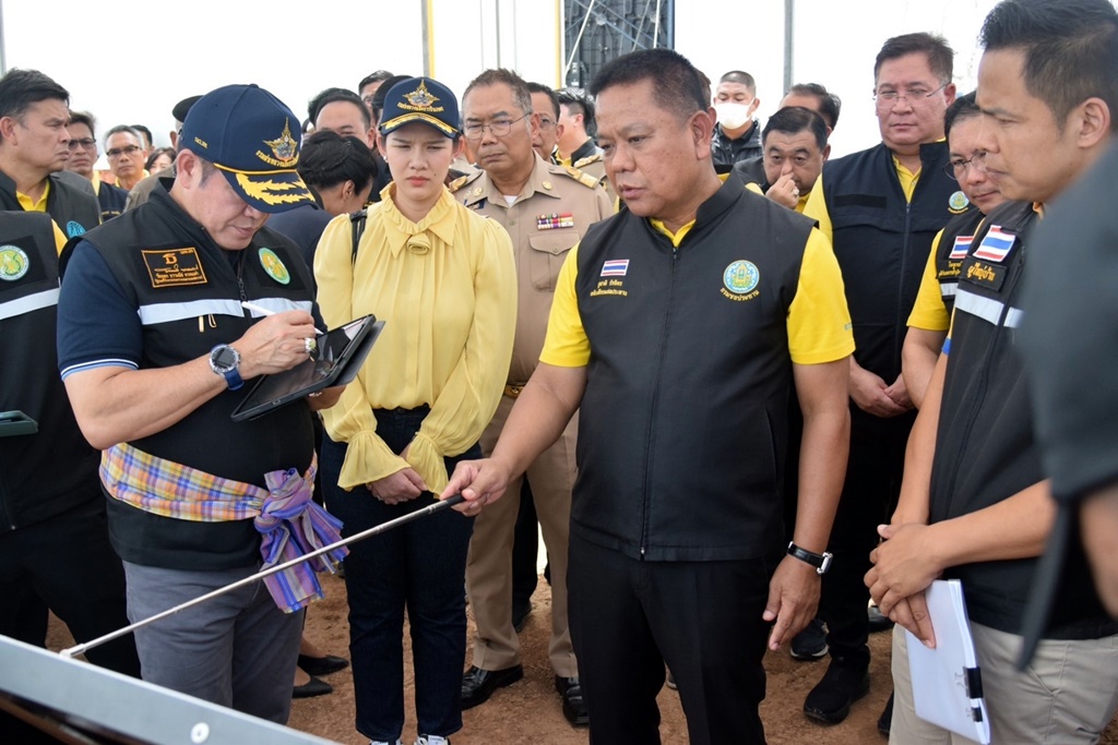 "รมว.ธรรมนัส" นำทีมลุยพัฒนาแหล่งน้ำเมืองพญาแล เสริมแกร่งความมั่นคงด้านน้ำ