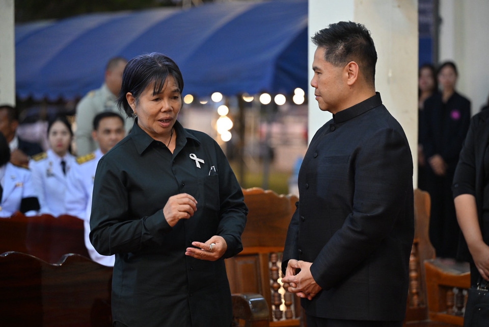 “วราวุธ” ร่วมงานศพ พลทหารกฤตฏิกร นักรบเลือดสุพรรณ ขอบคุณที่ปกป้องผืนแผ่นดินไทย