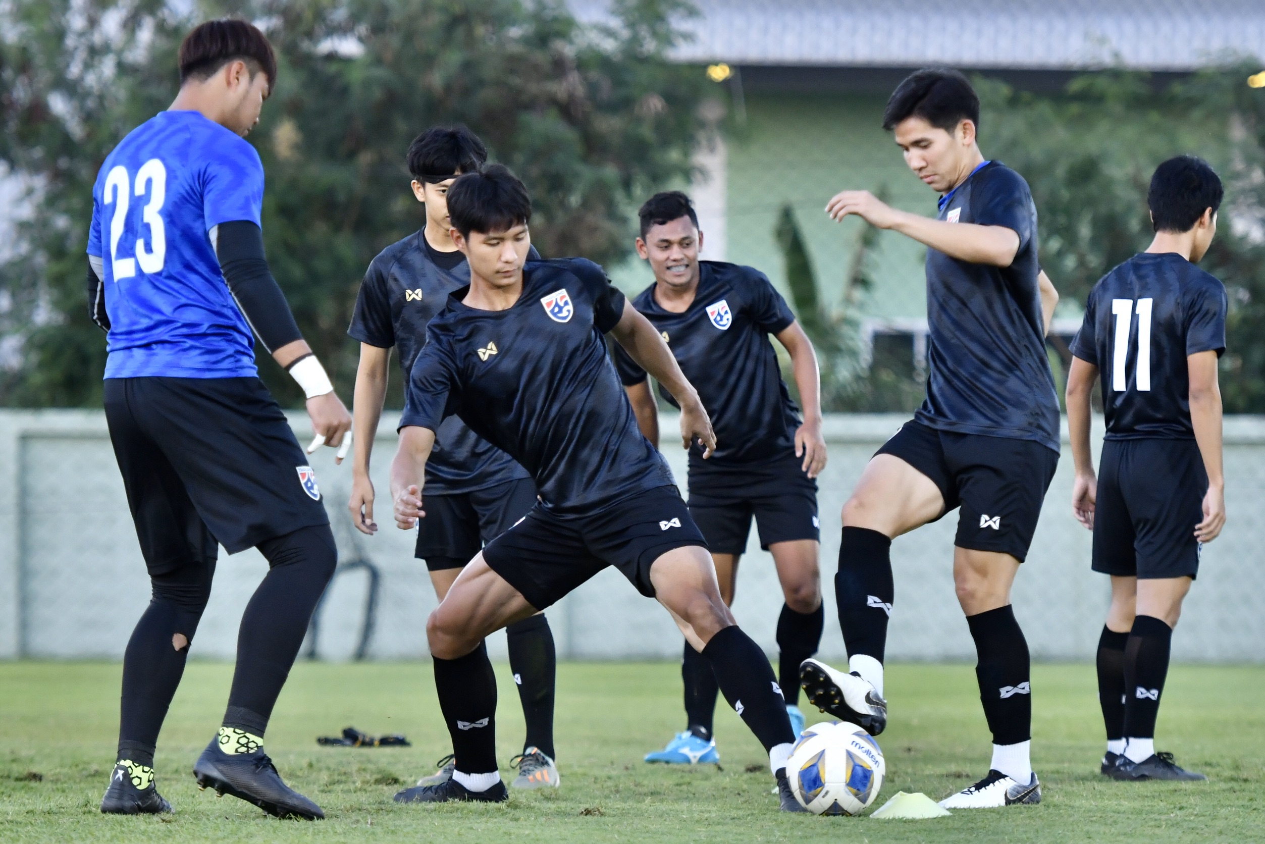 ช้างศึกU23ซ้อมโค้งสุดท้าย"นิชิโนะ"เผยศึกษาการเล่นบาห์เรนจากดูไบ คัพ