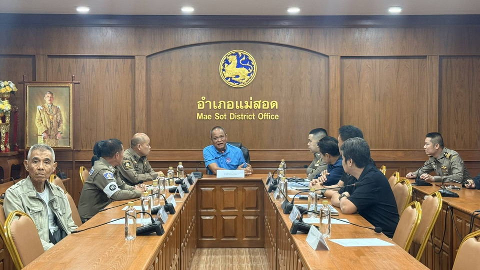 แม่สอดเร่งแก้รถติดหน้าสะพานมิตรภาพไทย–เมียนมาแห่งที่ 1 จัดระเบียบจอดรถ ลดแออัดชายแดน