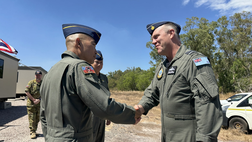 "ผบ.ทอ.ออสเตรเลีย”เยือนกองบินไทยใน PITCH BLACK 2026 ตอกย้ำมิตรภาพ 75 ปี “บิ๊กคิม” เตรียมบิน F-16 ฝึกภารกิจกลางคืน