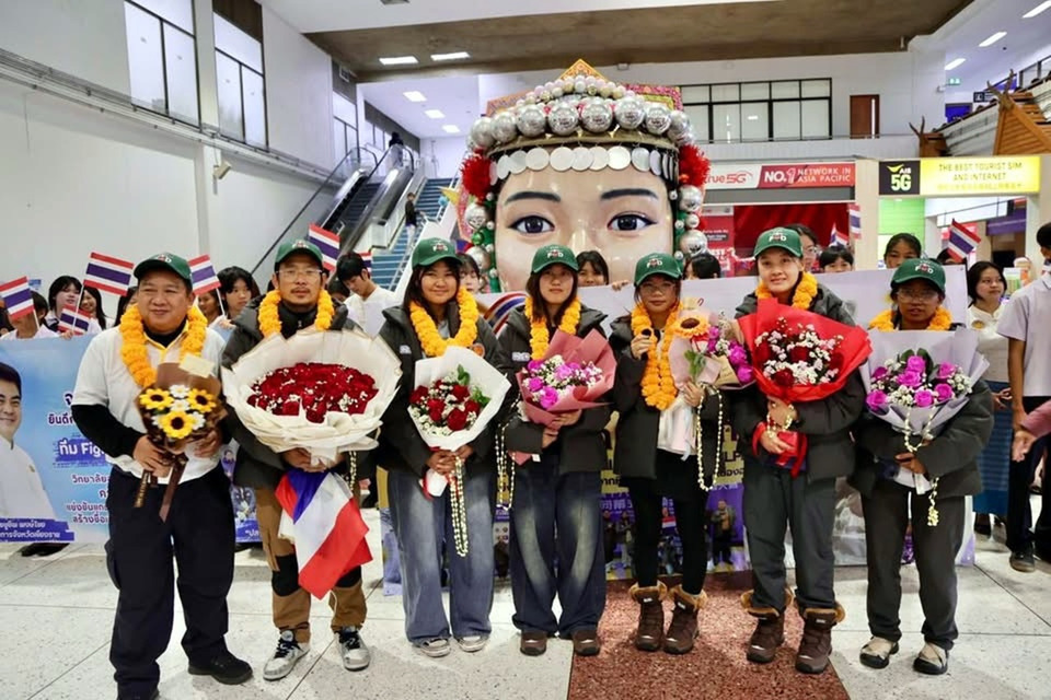 สุดอบอุ่น! ชาวเชียงรายต้อนรับทีม Fighting Frost TH แชมป์แกะสลักหิมะนานาชาติ 2026 ณ ฮาร์บิน
