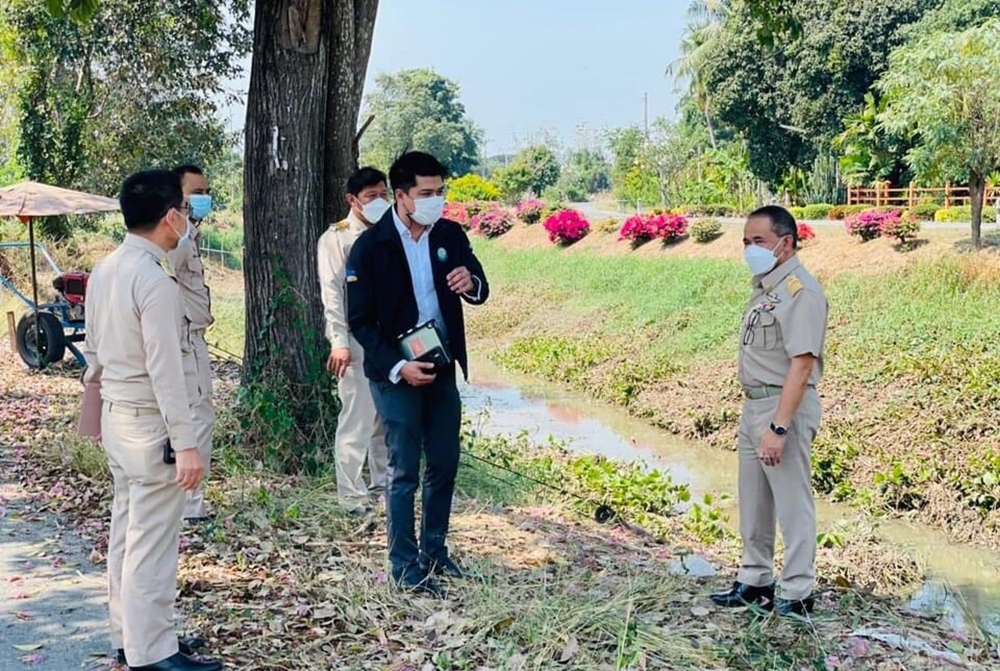 โครงการส่งน้ำและบำรุงรักษายางมณี รุกตรวจพื้นที่หลังชาวบ้านร้องขอก่อสร้างสะพานคอนกรีตเสริมเหล็ก