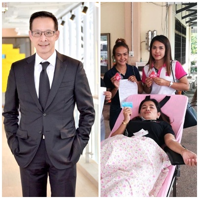 คนประกันตั้งเป้าวันประกันชีวิตฯปีนี้ปันโลหิต2ล้านซีซีช่วยเพื่อนมนุษย์   ประเดิมจังหวัดสงขลา  สมาคมตัวแทนฯรับบริจาคเลือดได้ไป37,200ซีซี   