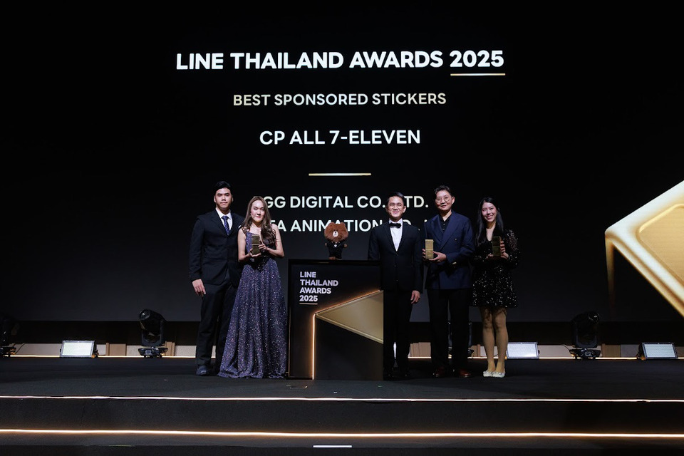 ซีพี ออลล์ คว้ารางวัล Best Sponsored Stickers จาก LINE THAILAND AWARDS 2025 ตอกย้ำความสำเร็จการสื่อสารแบรนด์ 7-Eleven บนโลกดิจิทัล
