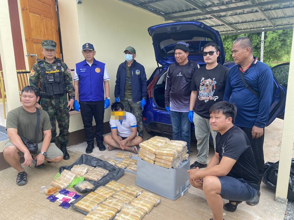  ตชด.245 รวบหนุ่มบึงกาฬ คารีสอร์ท ขนยาบ้า 398,000 เม็ดส่งหนองคาย