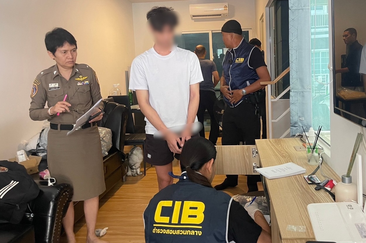 ตำรวจสอบสวนกลาง (CIB) บุกรวบหนุ่มดาว X อดีตพระคนติดตามกว่าครึ่งล้าน ขายคลิปเด็กผ่านกลุ่มลับ