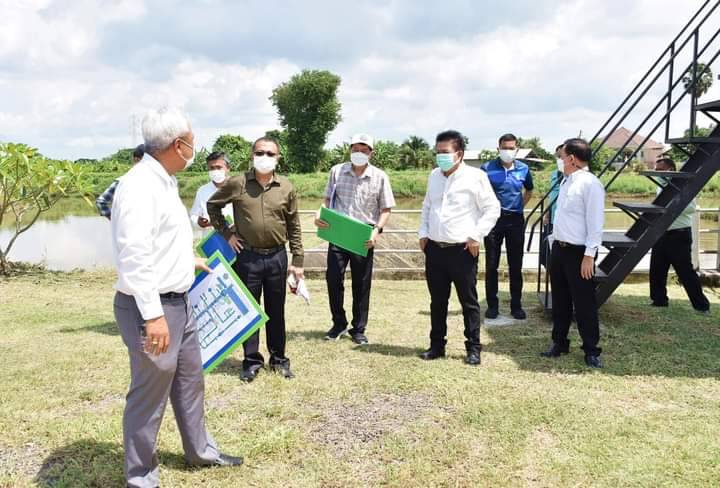 ชป.8 ลงพื้นหาแนวทางแก้ปัญหาระบบระบายน้ำคลองโคกแฝกและบึงพุดซา 