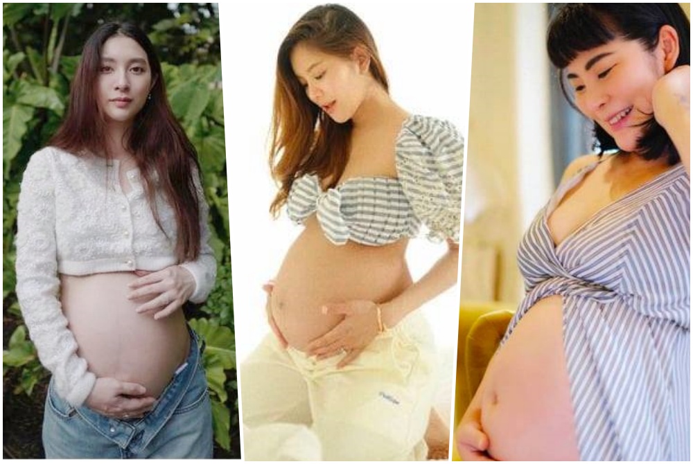รวมว่าที่คุณแม่คนดังสุดเฟียส