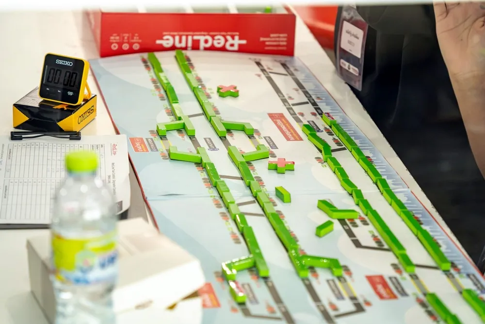 Photo บอร์ดเกม Red Line Train Control2 0