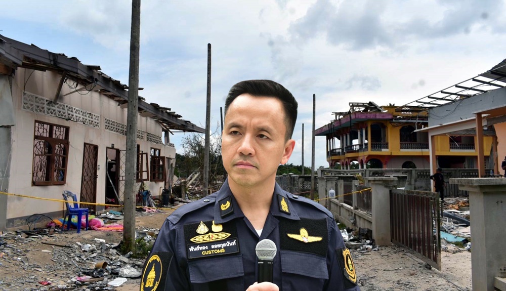 กรมศุลฯ เปิดสถิติจับลักลอบขนพลุ ประทัด ไม่ผ่านด่านสุไหงโก-ลก 7 คดี น้ำหนัก 1,143 กก.